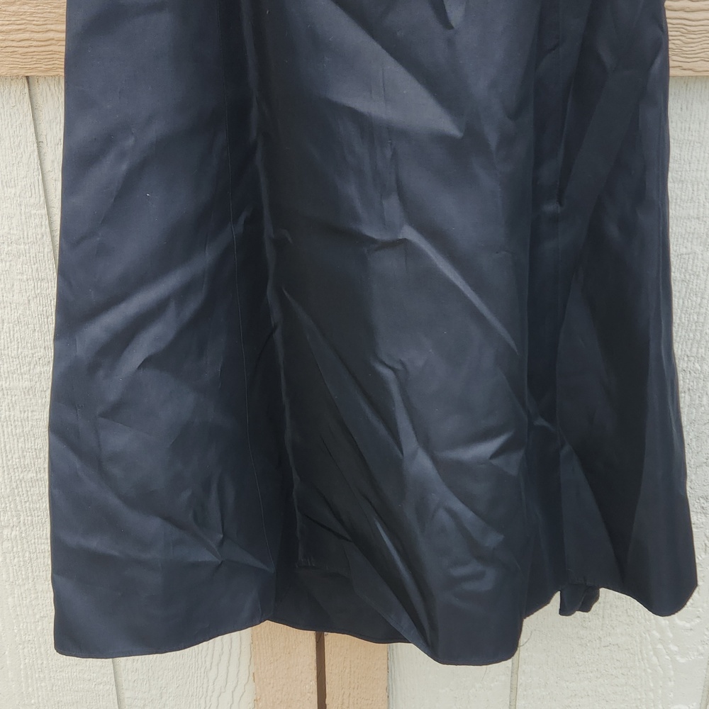 Vintage 90s Shelli Segal Laundry Retro Whimsigoth Edgy Twist Detail Black 10 - Picture 9 of 9